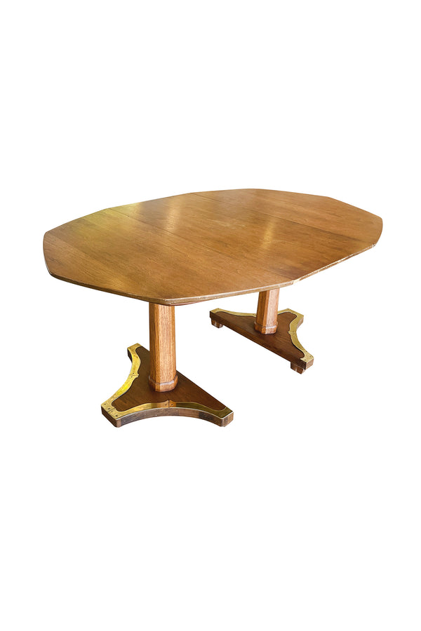 フランス ビンテージ Conical Leg Table テーブル ぺリアン Henredon Biedermeier-Style Extending Dining Table - Cafiero Select