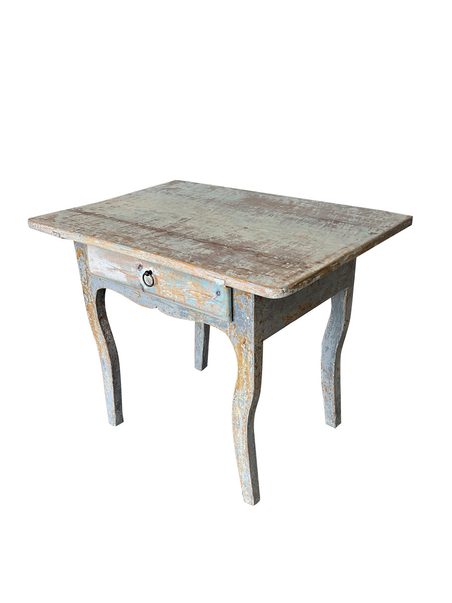 18th Century Gustavian Swedish Wood Side Table