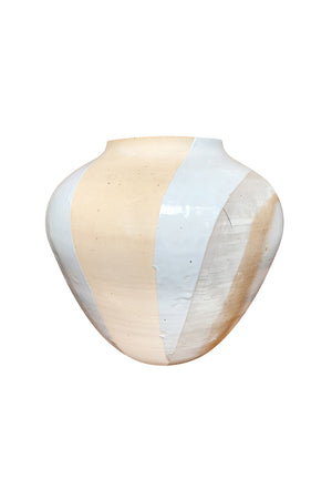Thom Lussier Colorblock Glaze Ceramic Vessel #3