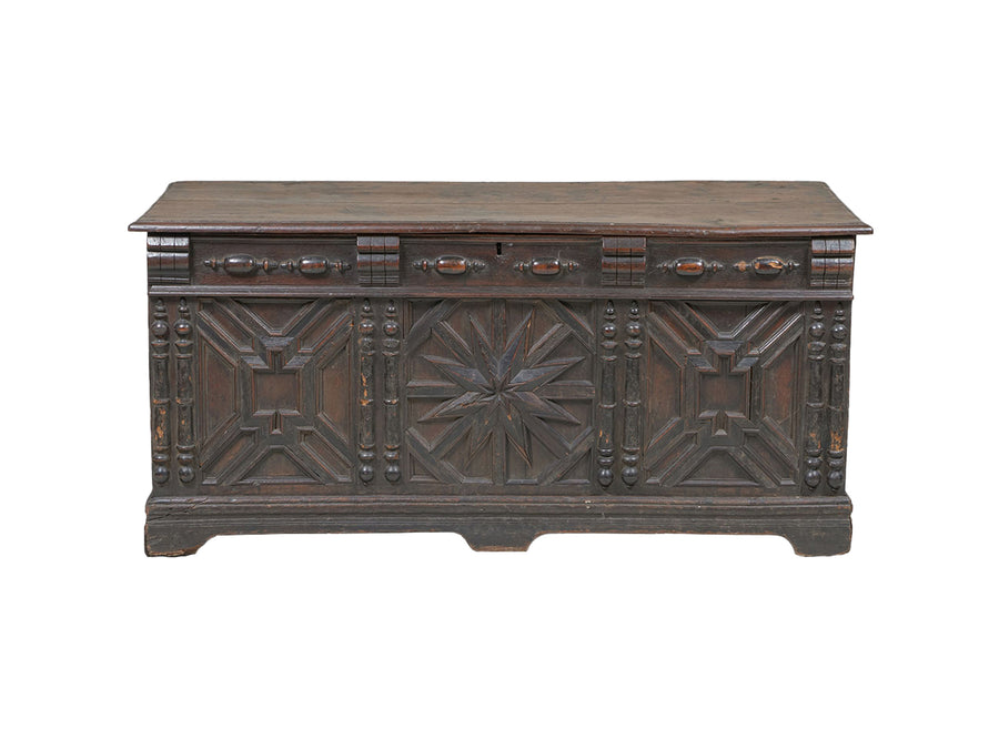 17th Century Jacobean Oak Blanket Chest