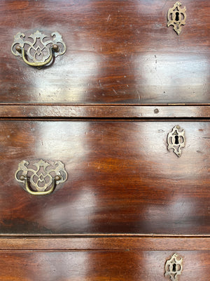 18th Century Mahogany George II Chest on Chest