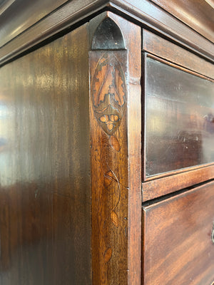 18th Century Mahogany George II Chest on Chest