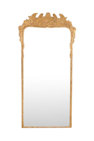 18th Century George II Giltwood Wall Mirror