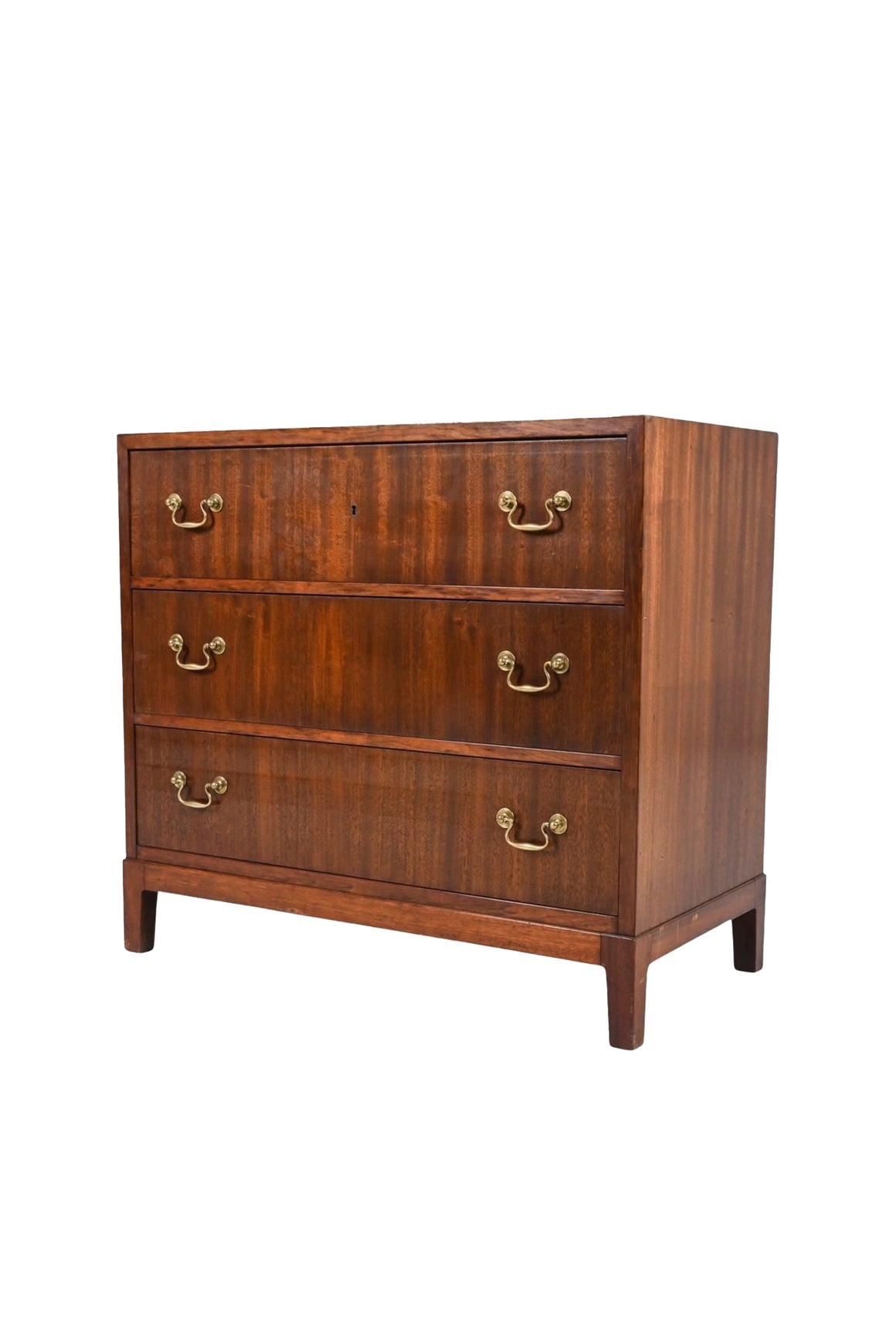 Danish Modern Mahogany Chest of Drawers by Ole Wanscher