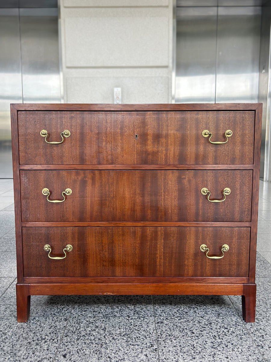 Danish Modern Mahogany Chest of Drawers by Ole Wanscher