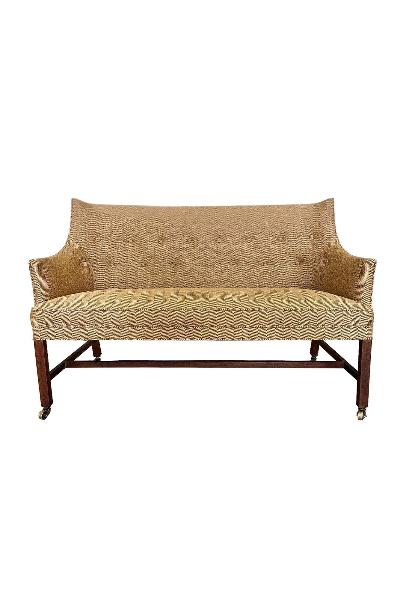 1940s Danish Modern Settee in the Style of Finn Juhl