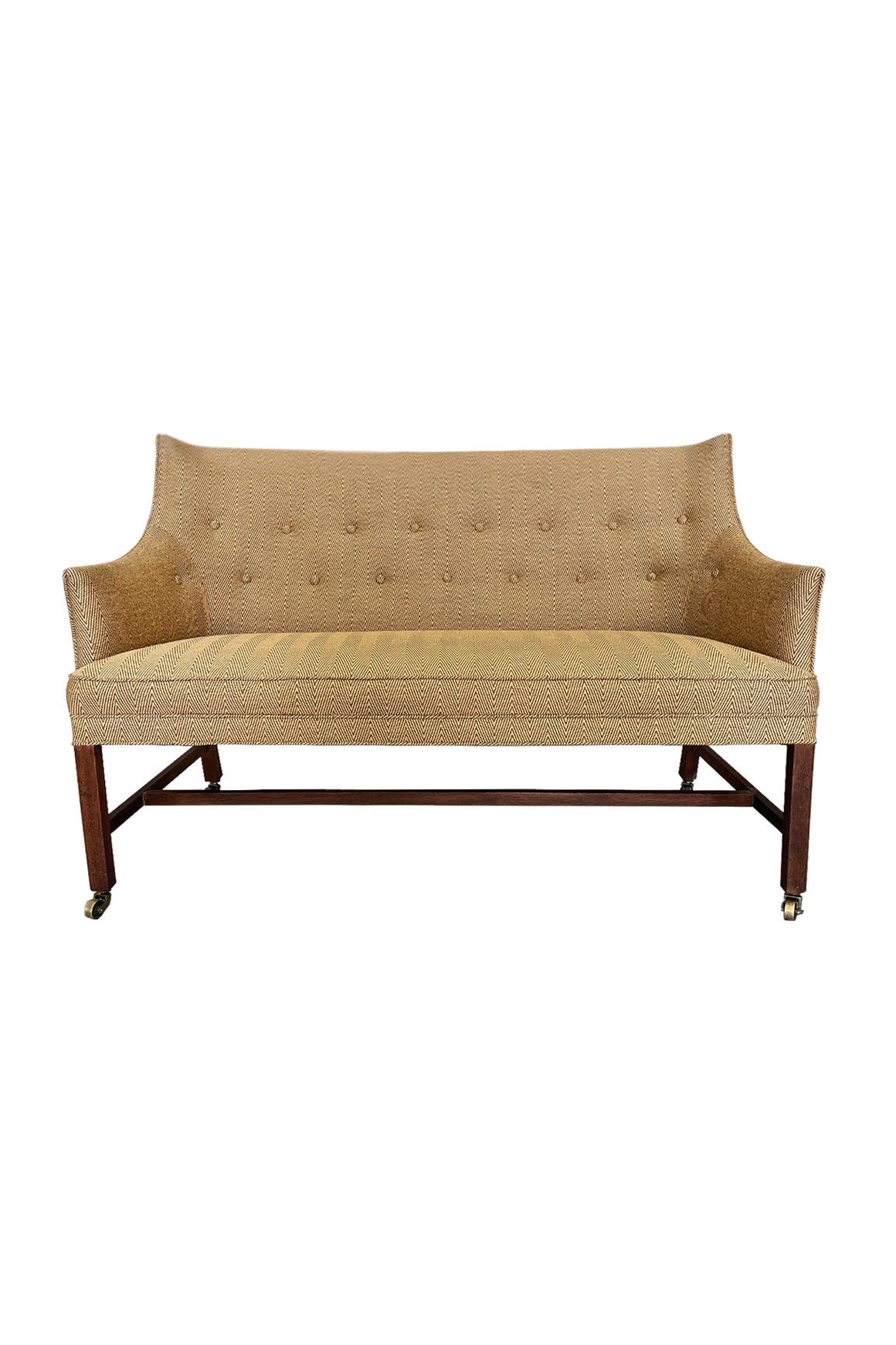 1940s Danish Modern Settee in the Style of Finn Juhl