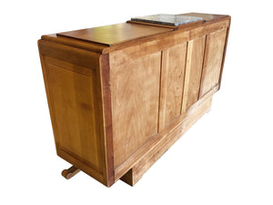1940s French Deco Oak Credenza