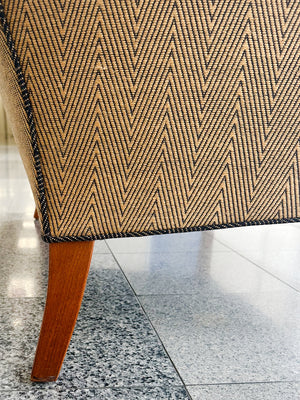 1940s Frits Henningsen Settee in Donghia Chevron