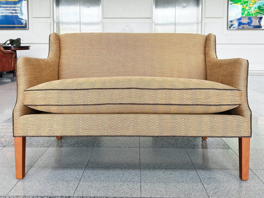 1940s Frits Henningsen Settee in Donghia Chevron