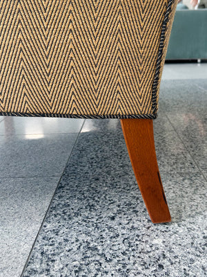 1940s Frits Henningsen Settee in Donghia Chevron