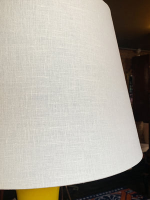 1940s Yellow Ceramic Table Lamps by Warren Kessler - A Pair
