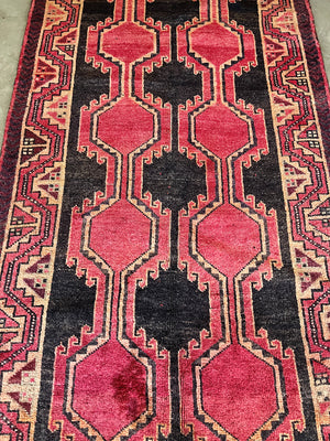 Vintage Hand-Knotted Turkish Rug | 8'3" x 4'1"