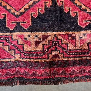 Vintage Hand-Knotted Turkish Rug | 8'3" x 4'1"