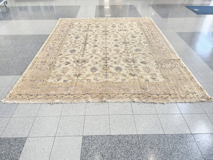 1940s Oushak Rug | 12'6" x 9'6"