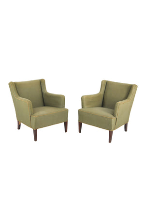 Midcentury Frits Henningsen Armchairs - A Pair