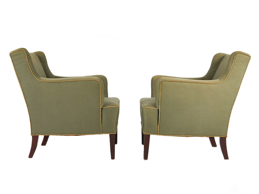 Midcentury Frits Henningsen Armchairs - A Pair