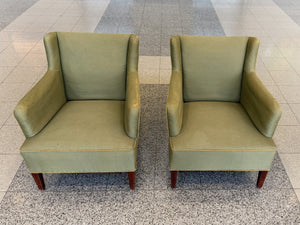 Midcentury Frits Henningsen Armchairs - A Pair
