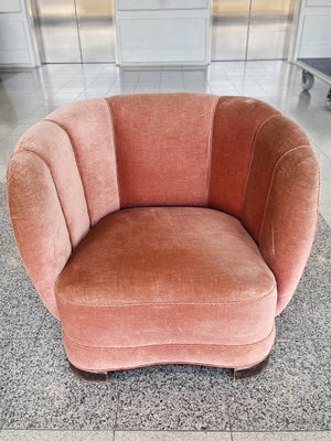 Danish Modern Club Chair in the Style of Viggo Boesen