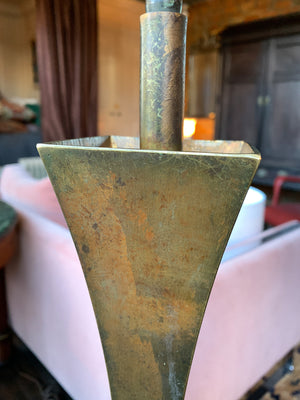 Midcentury Brass Floor Lamp