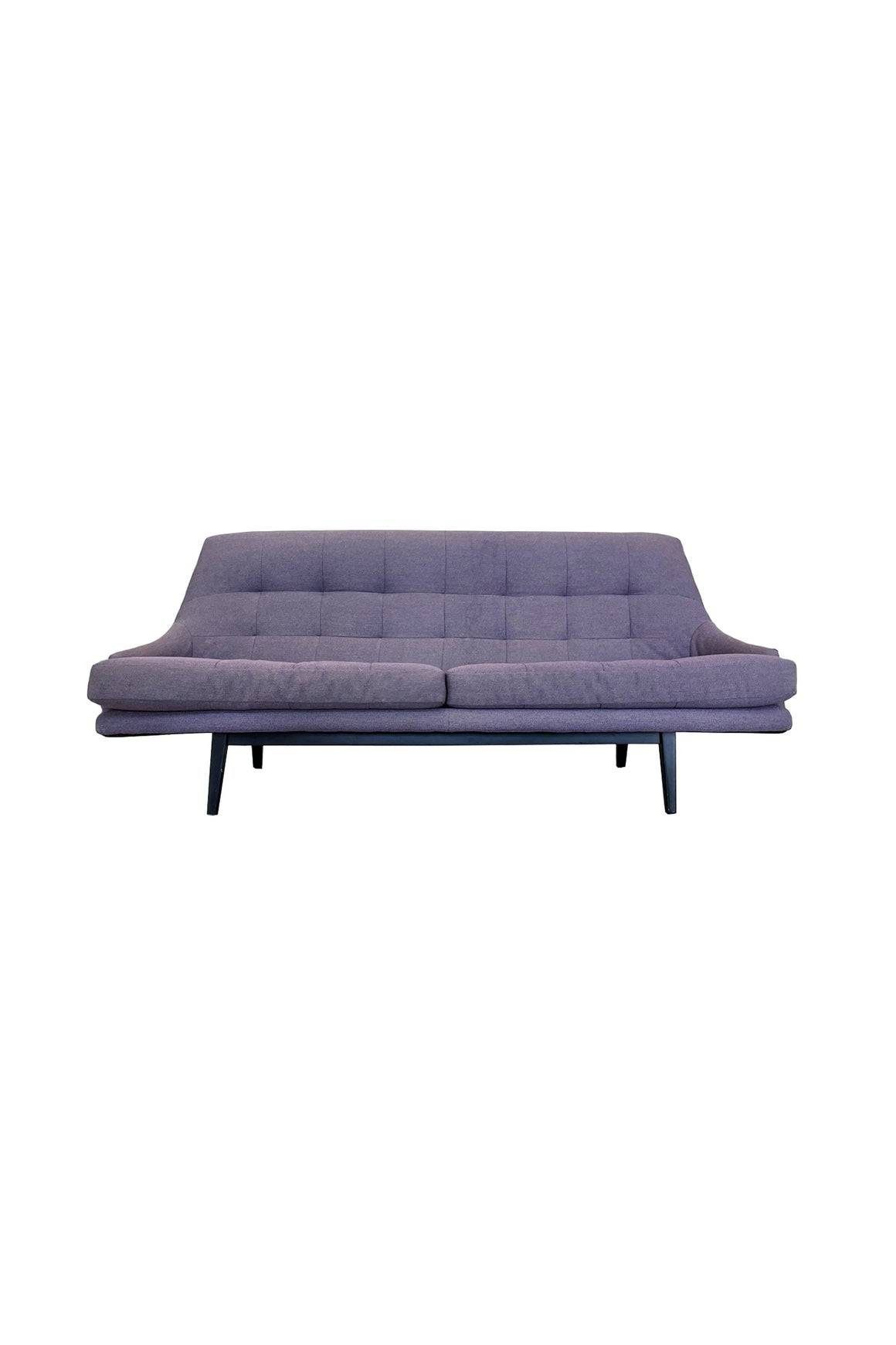1960s Danish Modern Sofa in Lavender Linen