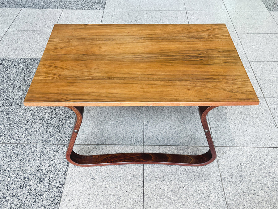 Danish Modern Rosewood & Beech Side Table