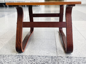 Danish Modern Rosewood & Beech Side Table