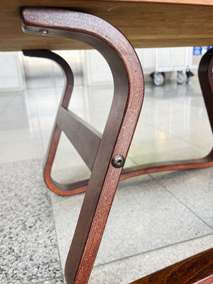 Danish Modern Rosewood & Beech Side Table