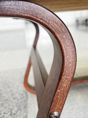 Danish Modern Rosewood & Beech Side Table