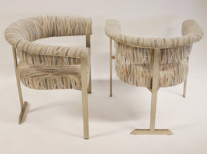 Pair of 1970s Italian Three-Legged Side Chairs