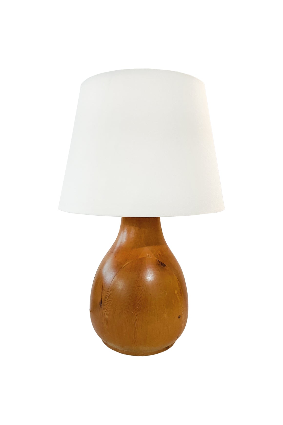 Swedish Modern Pinewood Table Lamp | ON HOLD