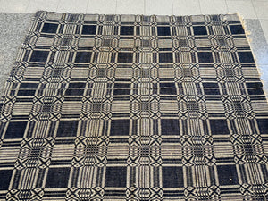 19th Century American Jacquard Coverlet