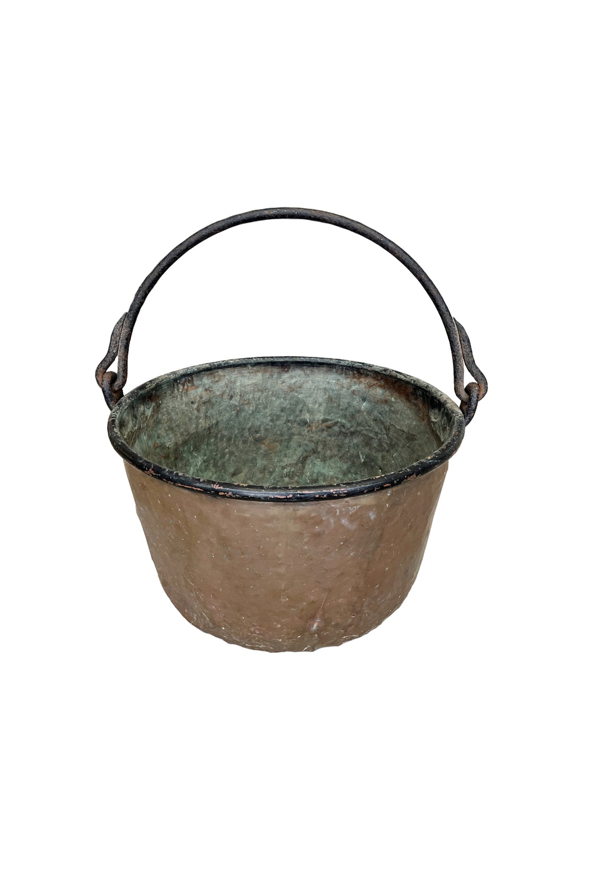 19th Century Large French Country Copper Cauldron