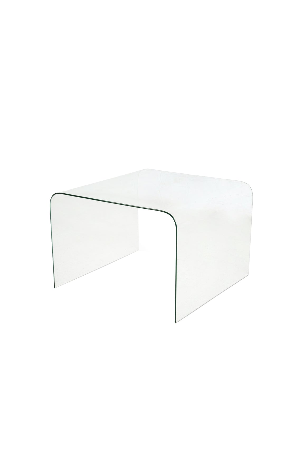 20th Century Italian Glass Waterfall Coffee Table in the Style of Angelo Cortesi