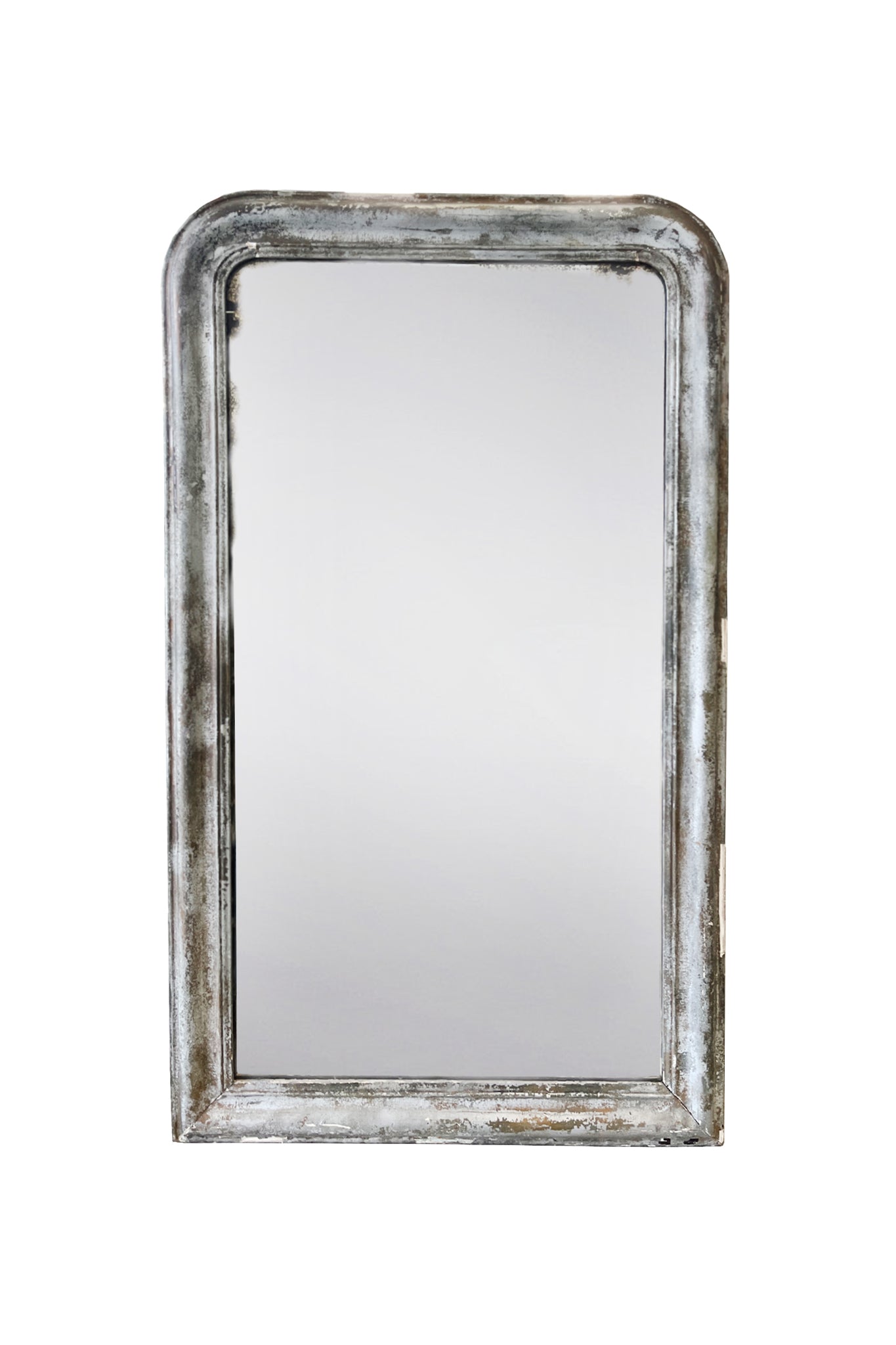 19th Century French Silver Gilt Frame Wall Mirror | ON HOLD