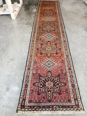 Early 20th Century Kazak Runner |  13' 6" x 2' 7"