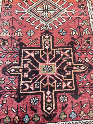 Early 20th Century Kazak Runner |  13' 6" x 2' 7"