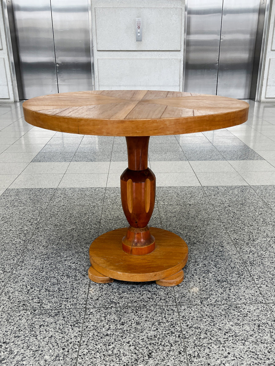 1930s Swedish Art Deco Walnut Center Table