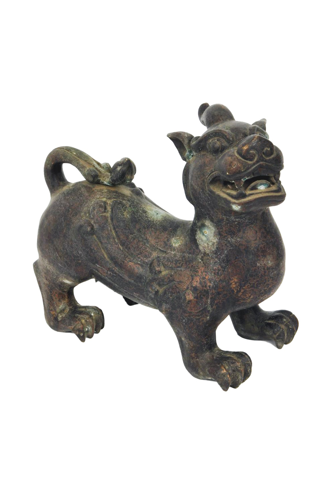 Bronze Guardian Lion or Foo Dog
