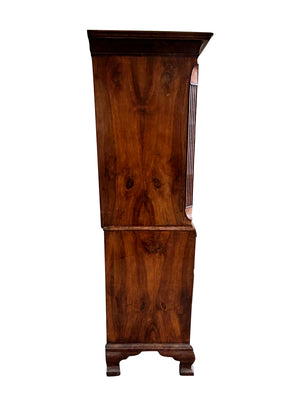 George II Walnut Burl Tall Boy or Chest on Chest - ON HOLD