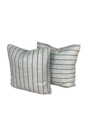 Cafiero Select Exclusive Custom Striped Wool Pillows - A Pair