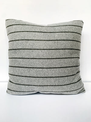 Cafiero Select Exclusive Custom Striped Wool Pillows - A Pair
