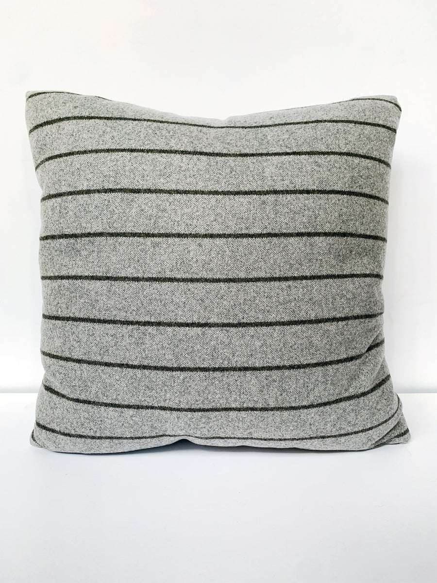 Cafiero Select Exclusive Custom Striped Wool Pillows - A Pair