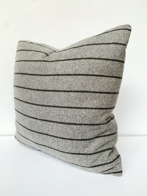 Cafiero Select Exclusive Custom Striped Wool Pillows - A Pair