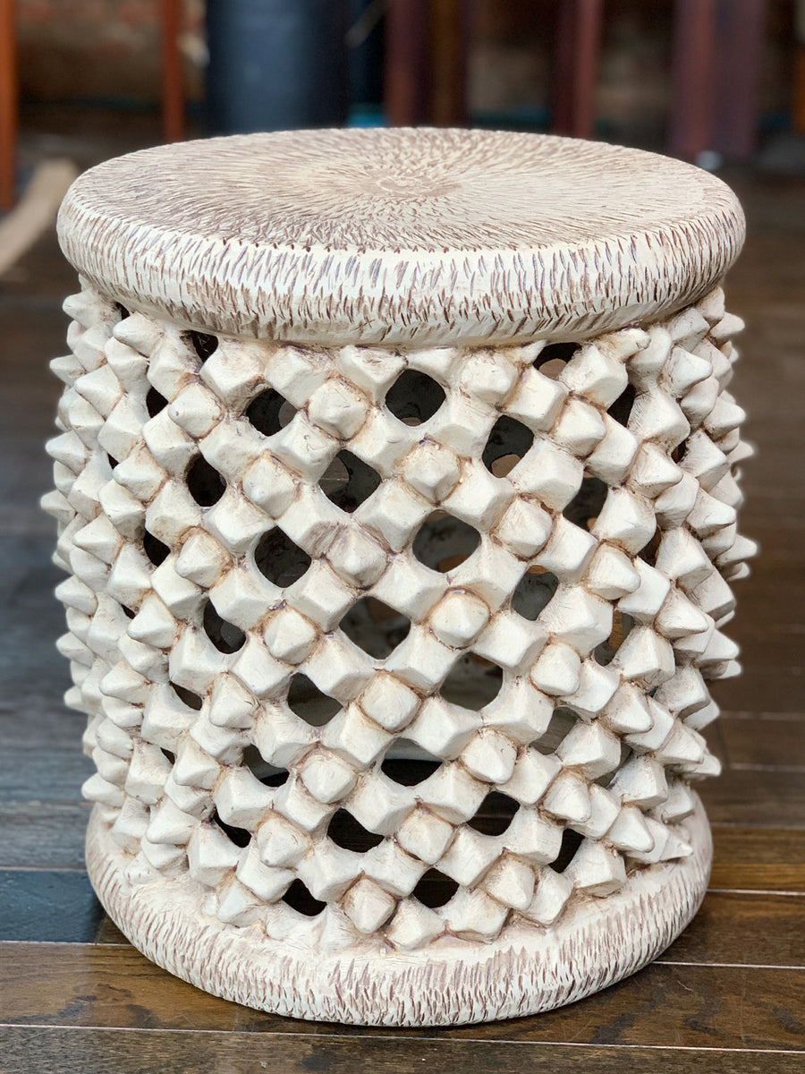 Ceramic Spider's Nest Side Table by Tucker Robbins