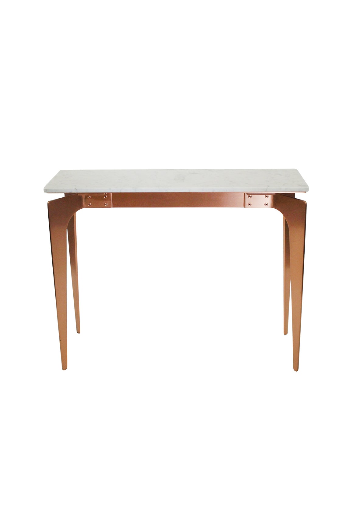 Bespoke Marble & Copper Console Table by Gabriel Scott