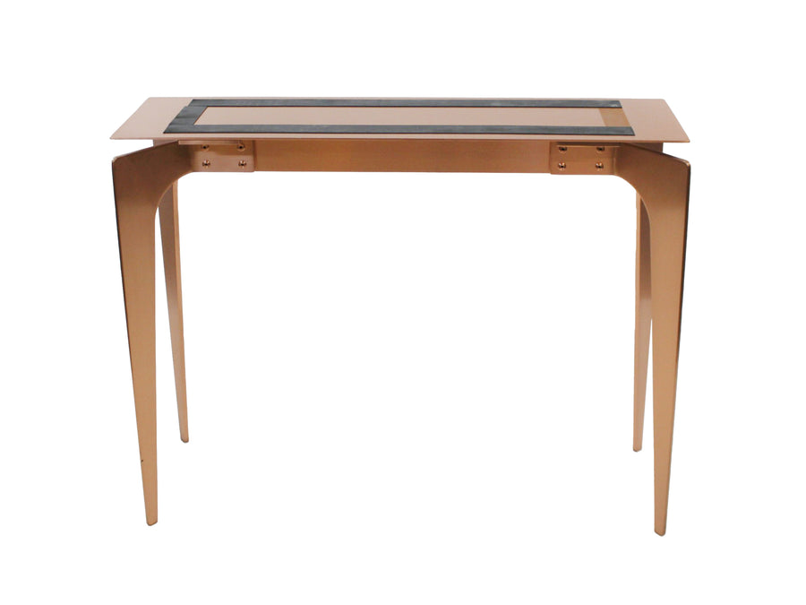 Bespoke Marble & Copper Console Table by Gabriel Scott