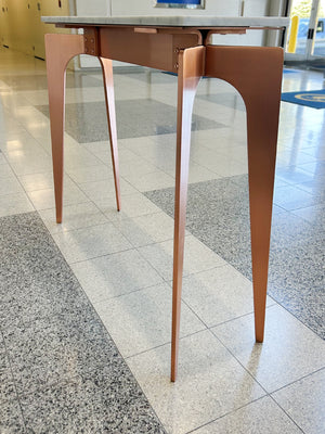 Bespoke Marble & Copper Console Table by Gabriel Scott