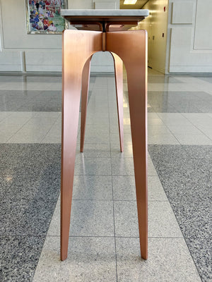 Bespoke Marble & Copper Console Table by Gabriel Scott