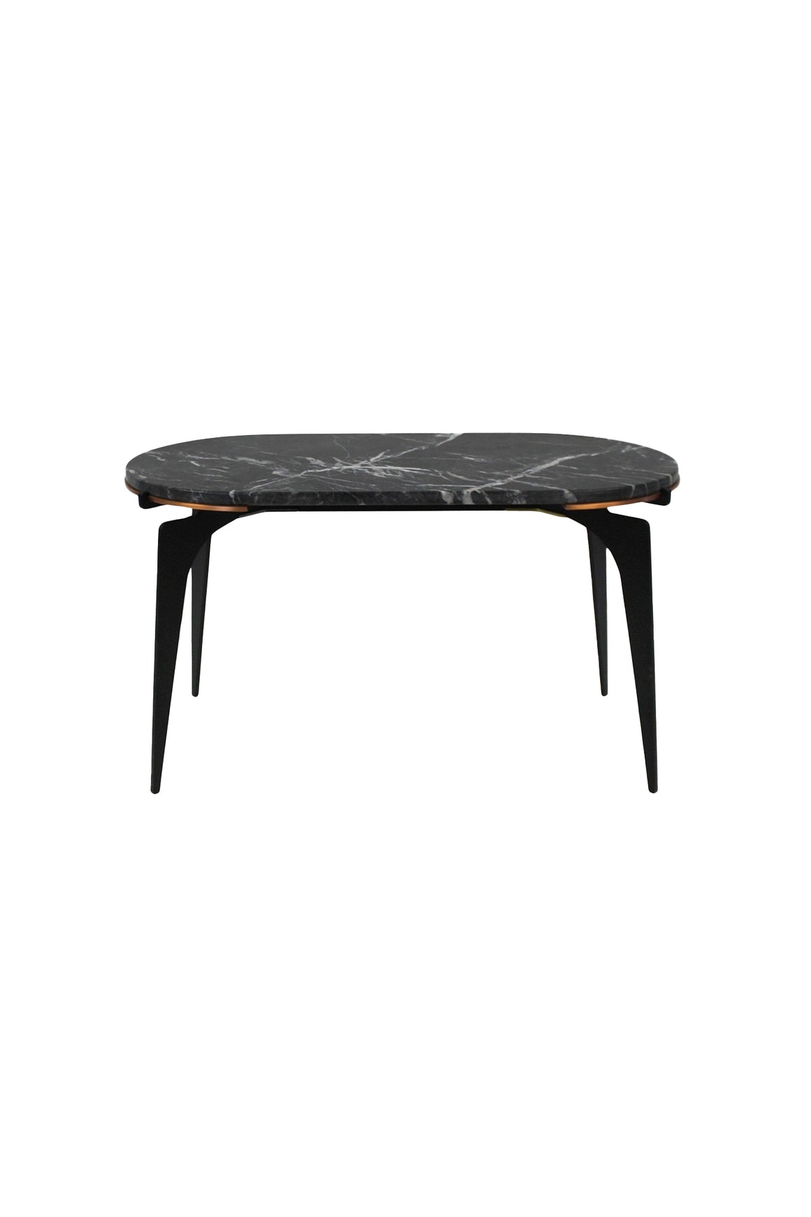 Contemporary Gabriel Scott Custom Prong Racetrack Side Table